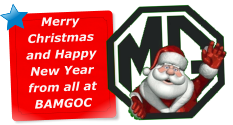 Merry Christmas and Happy New Year from all at BAMGOC